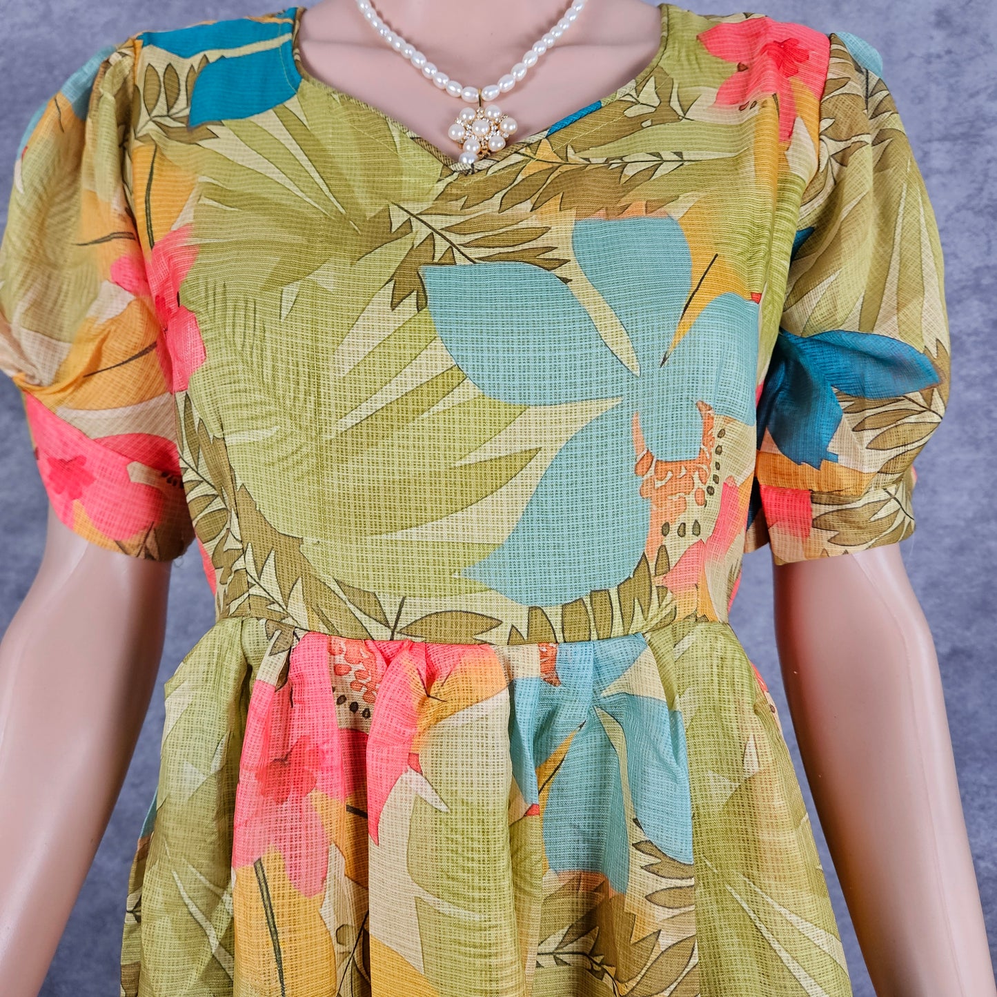 Spring Green Kota Frock