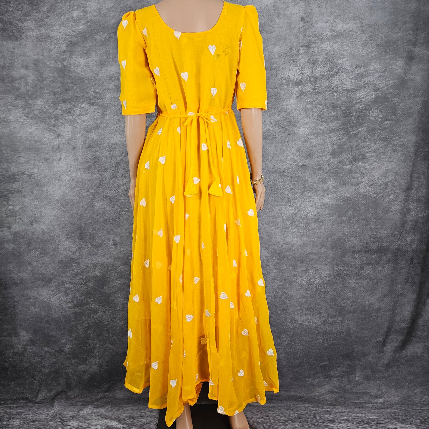 Igni Yellow Georgette Frock