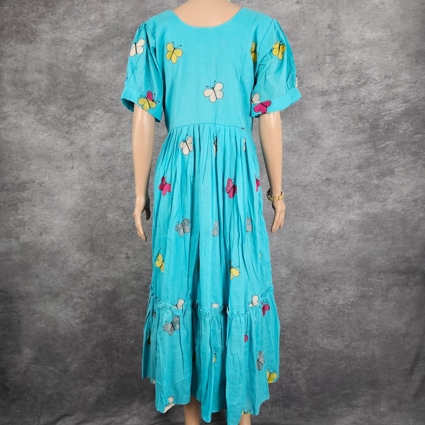 Light Blue Butterfly Frock