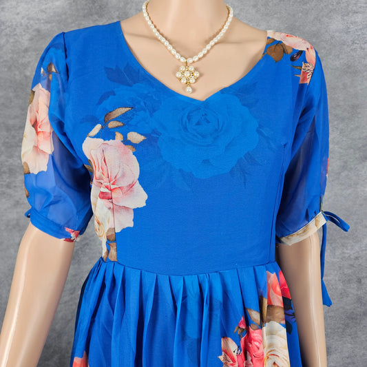 Gale Force Blue Georgette Frock