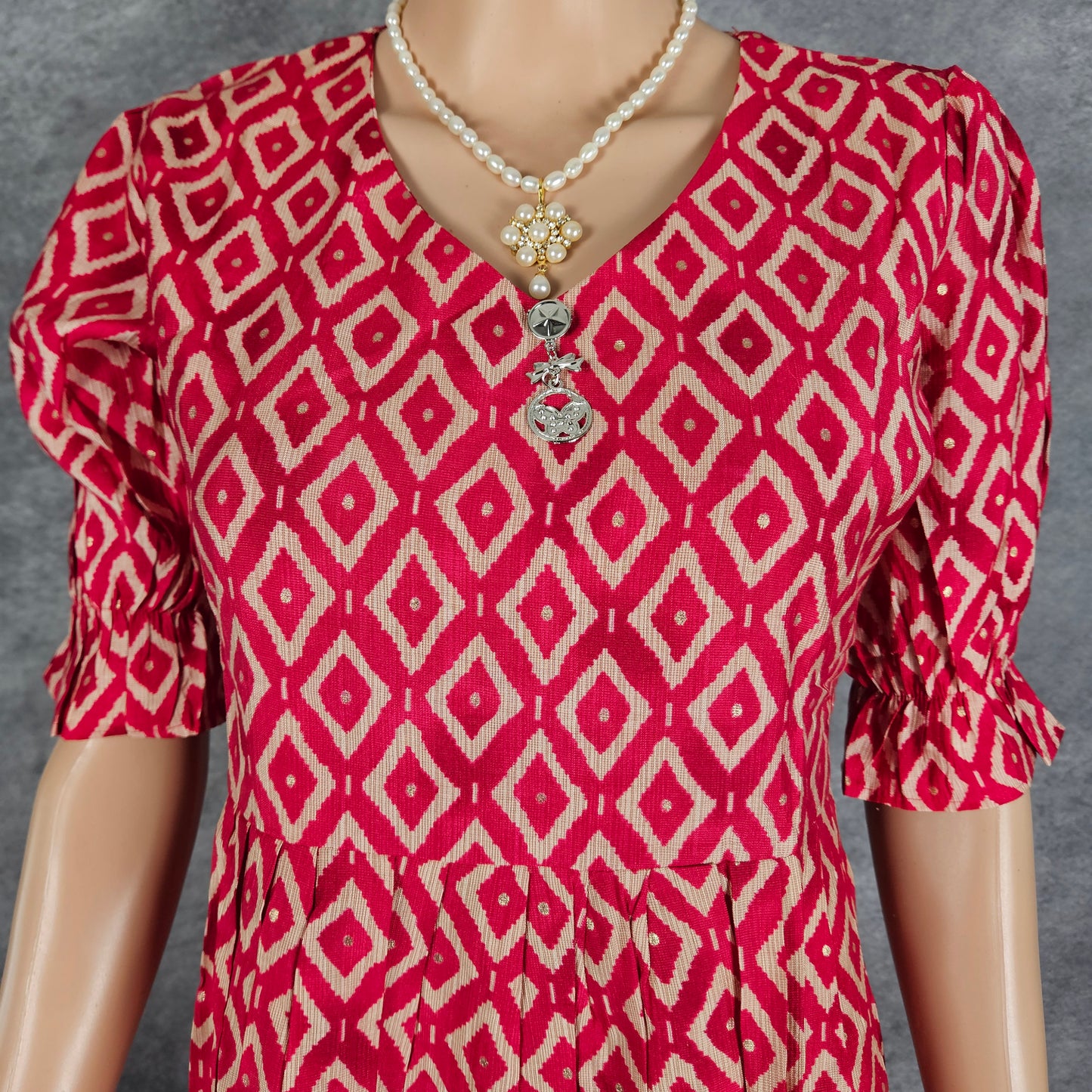 Pink Diamonds Vertican Frock