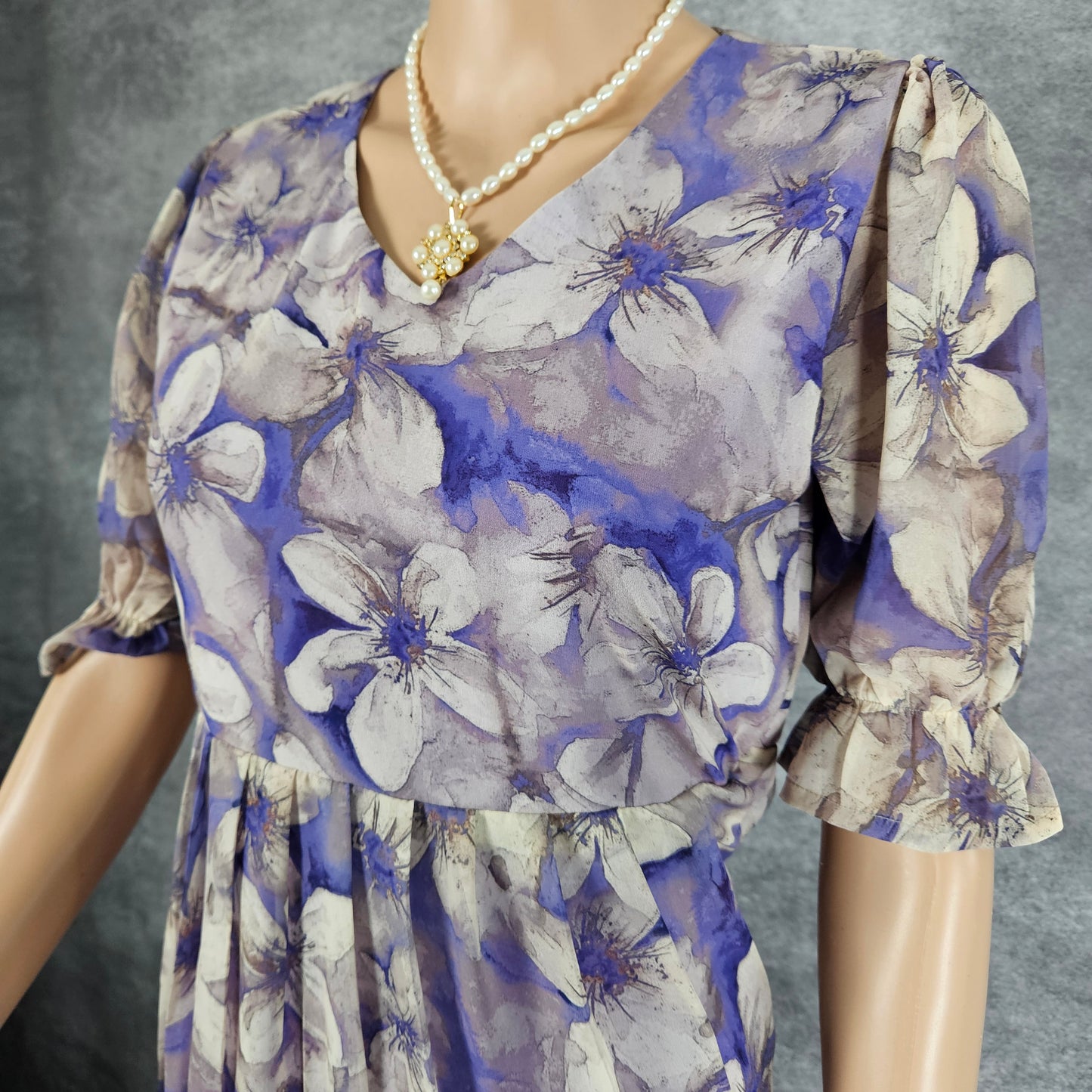 Lilac Georgette Frock
