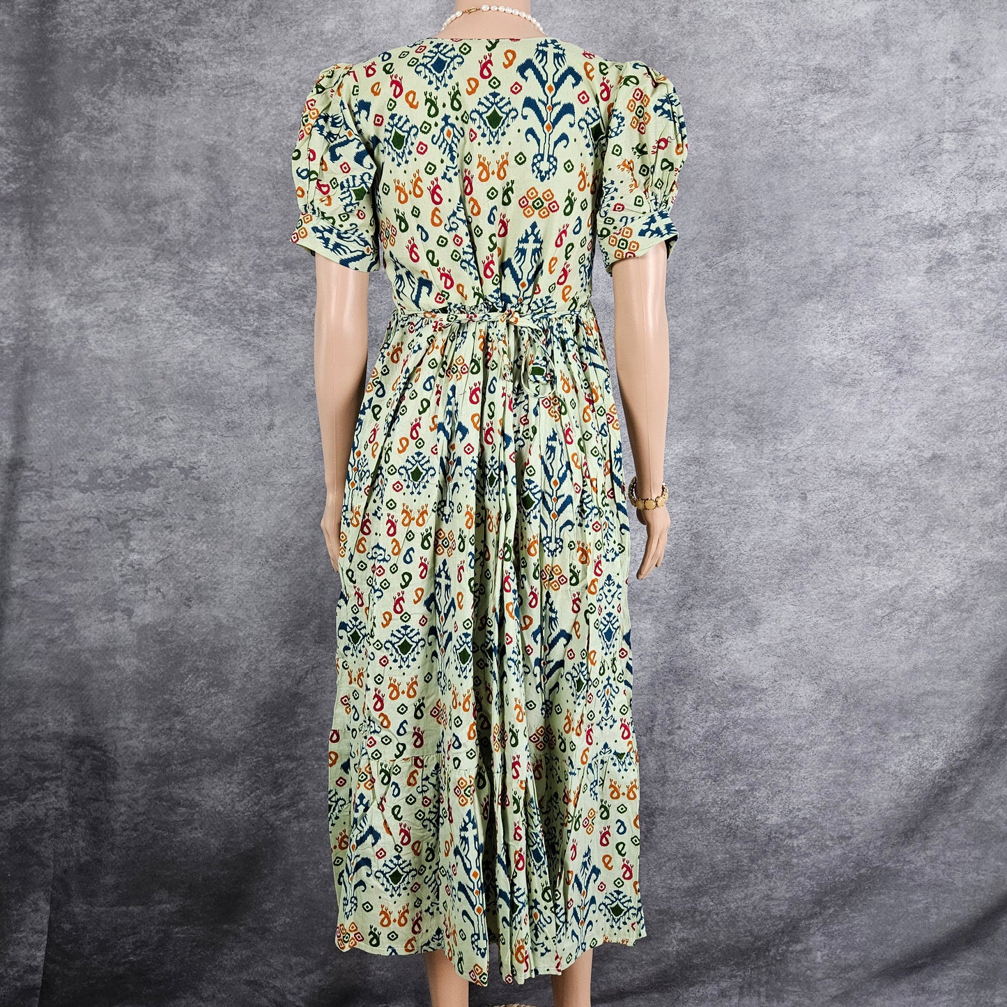Mint Green Cotton Frock