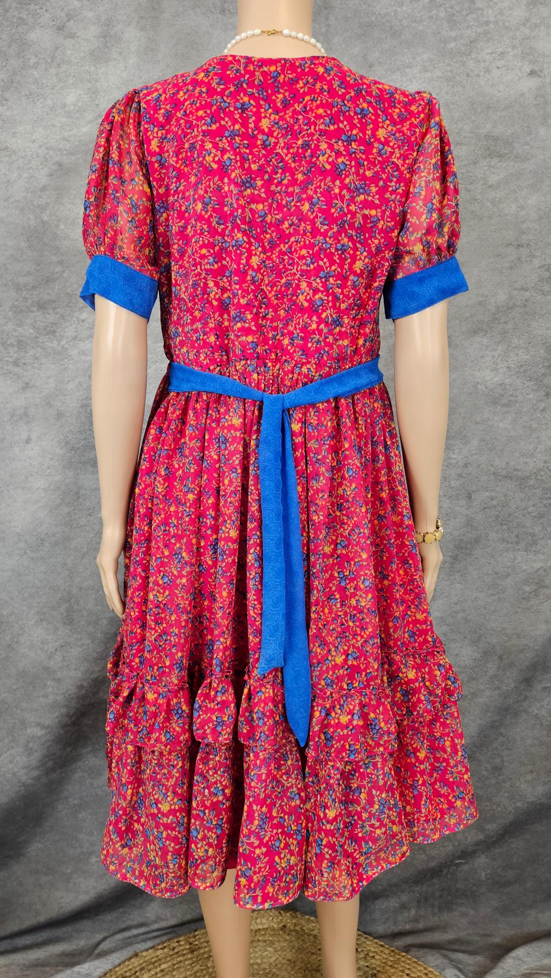 Chili Red Georgette Frock