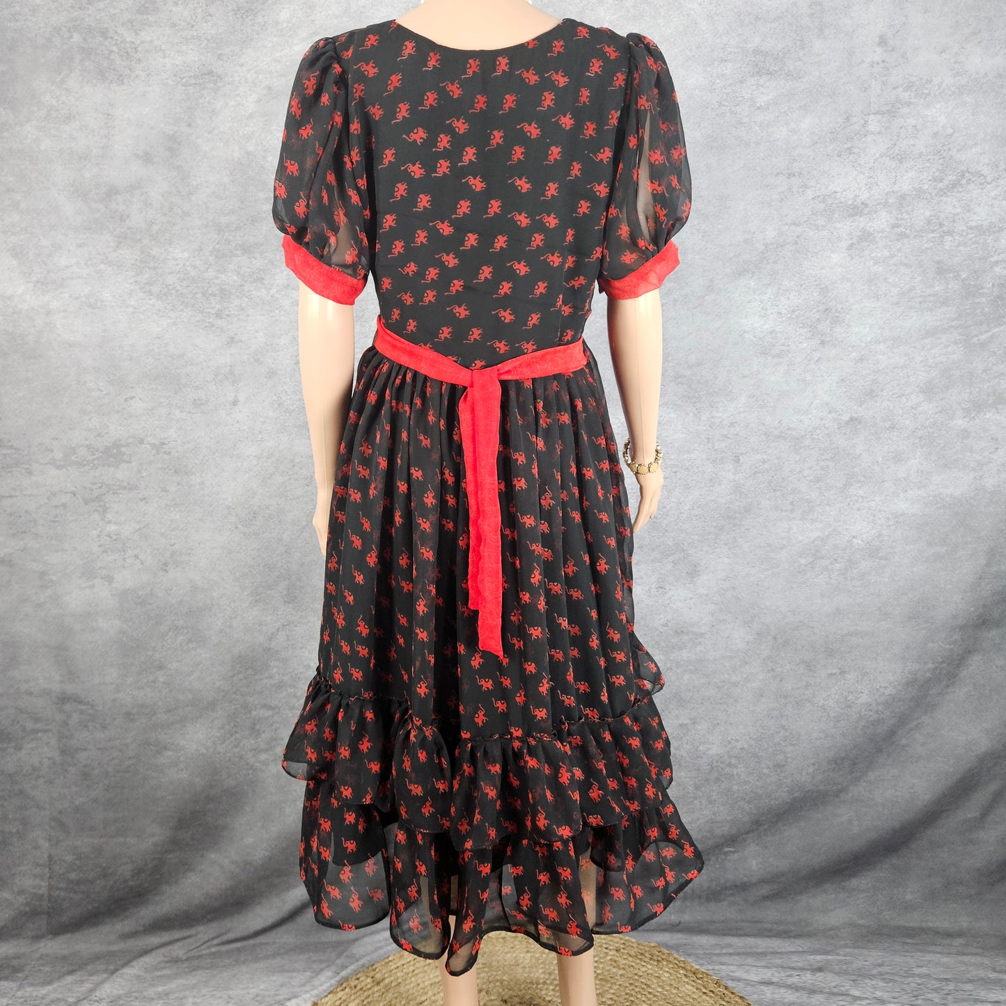 Neo Black Georgette Frock