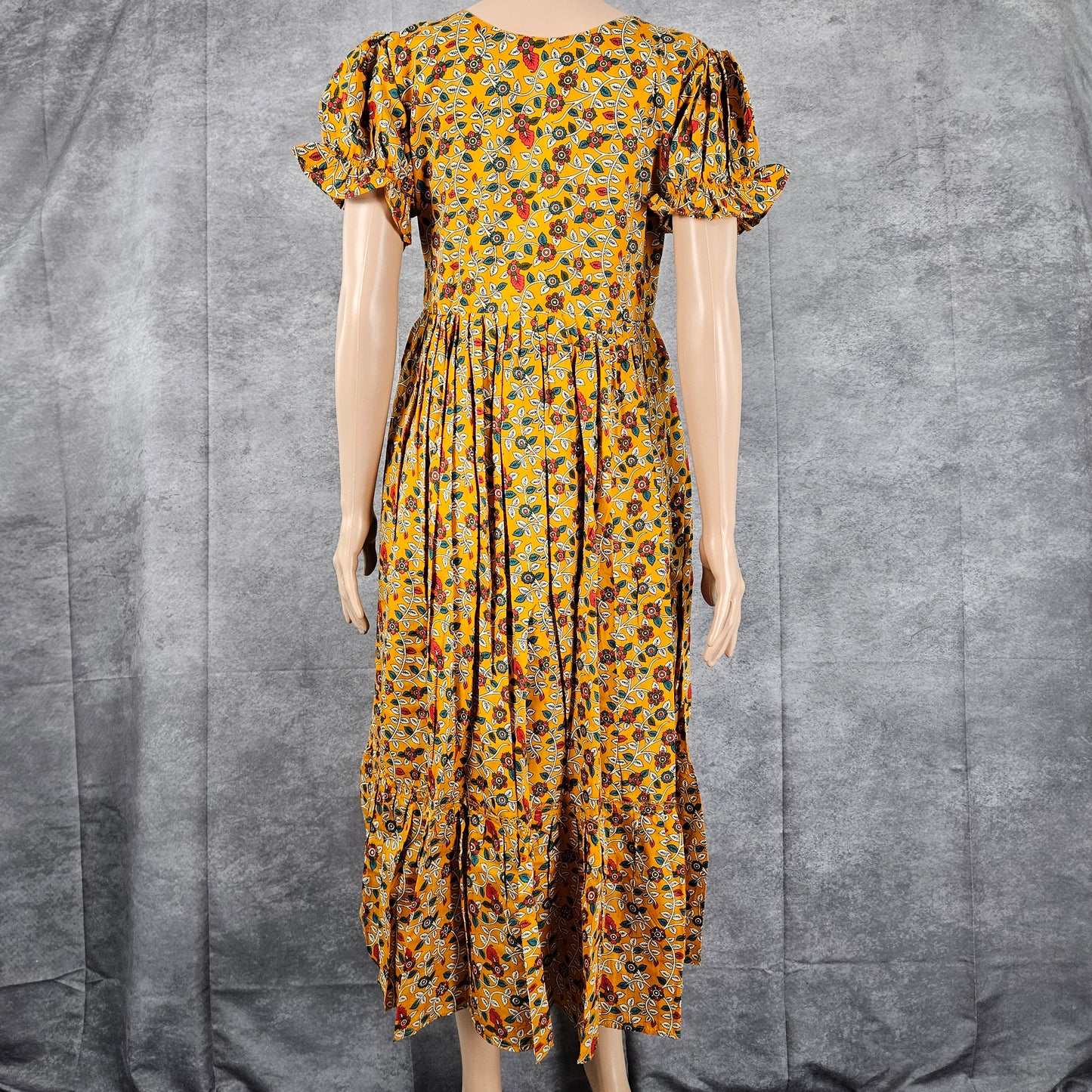 Mimosa Yellow Ajrakh Frock