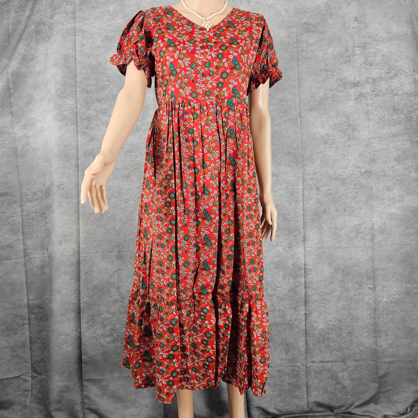 Venetian Red Ajrakh Frock