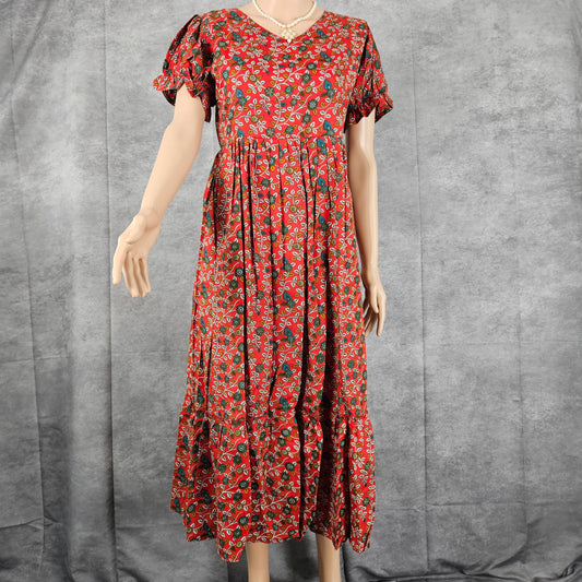 Venetian Red Ajrakh Frock
