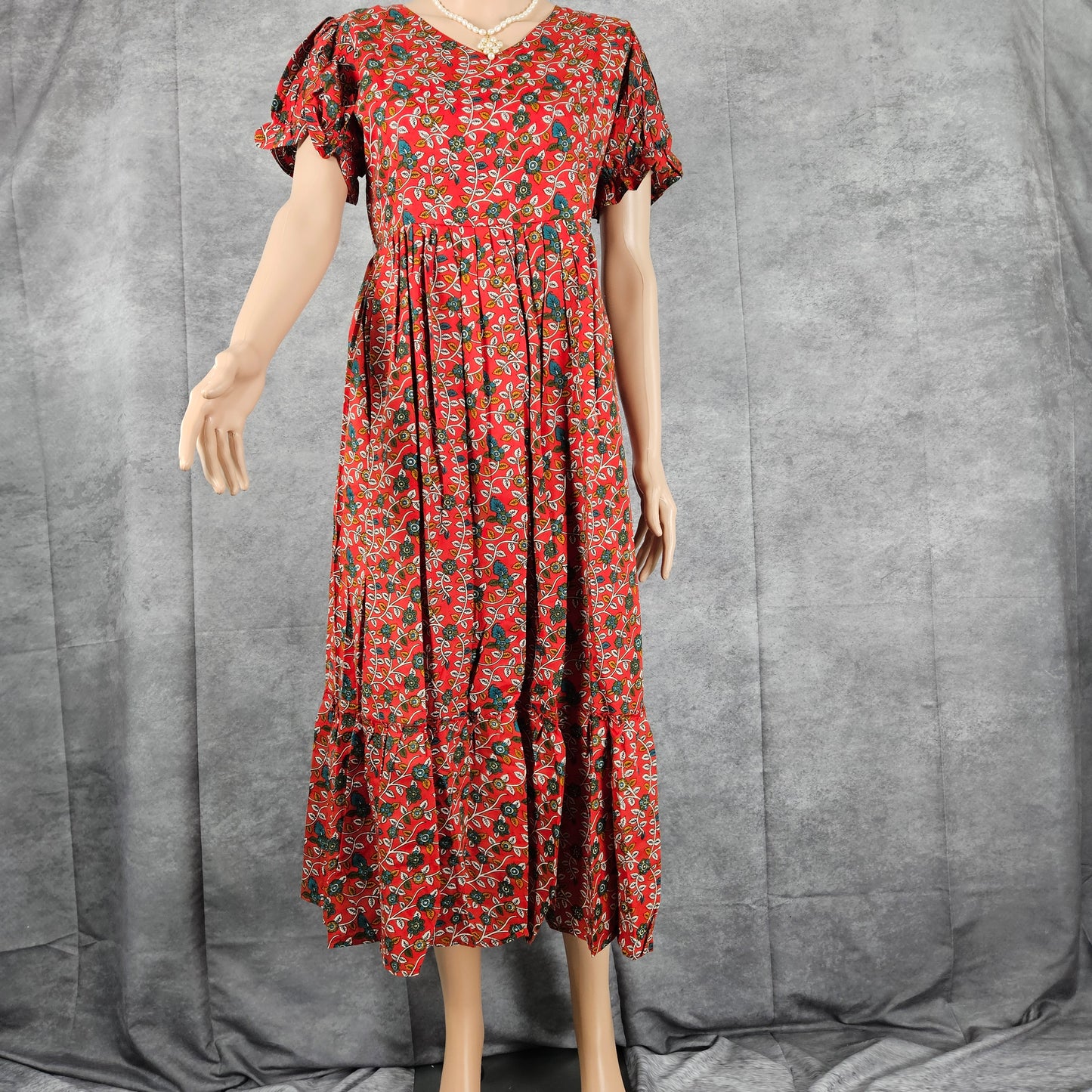 Venetian Red Ajrakh Frock