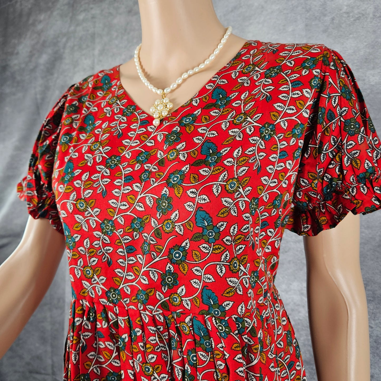 Venetian Red Ajrakh Frock