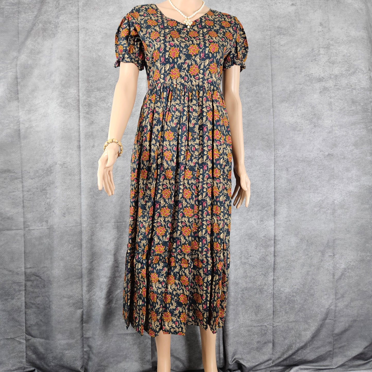 Cobalt Blue Ajrakh Frock