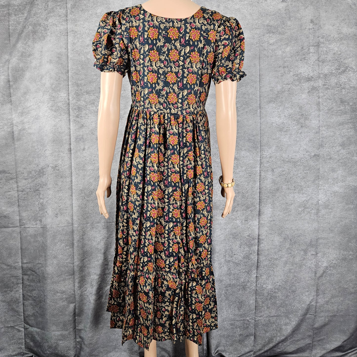 Cobalt Blue Ajrakh Frock