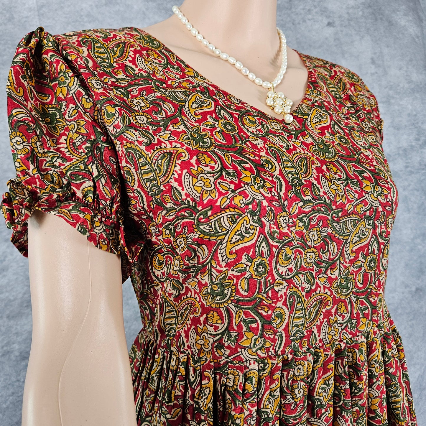 Umber Brown Ajrakh Frock