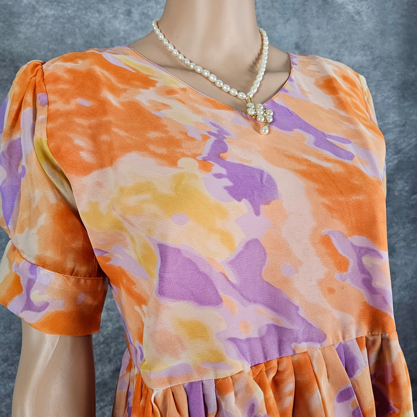 Multi-shade Georgette Frock