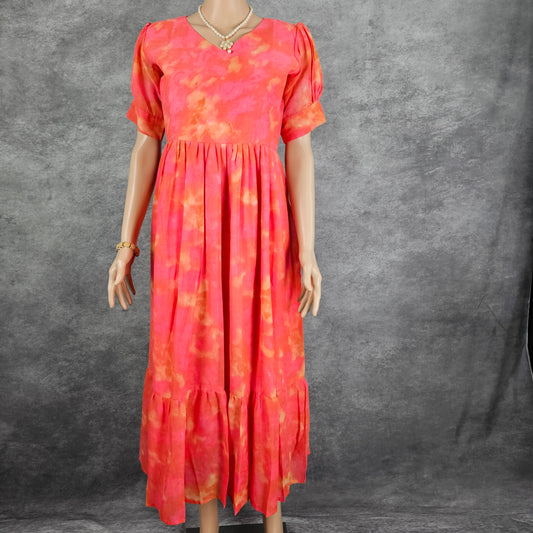 Sakura Pink Georgette Frock