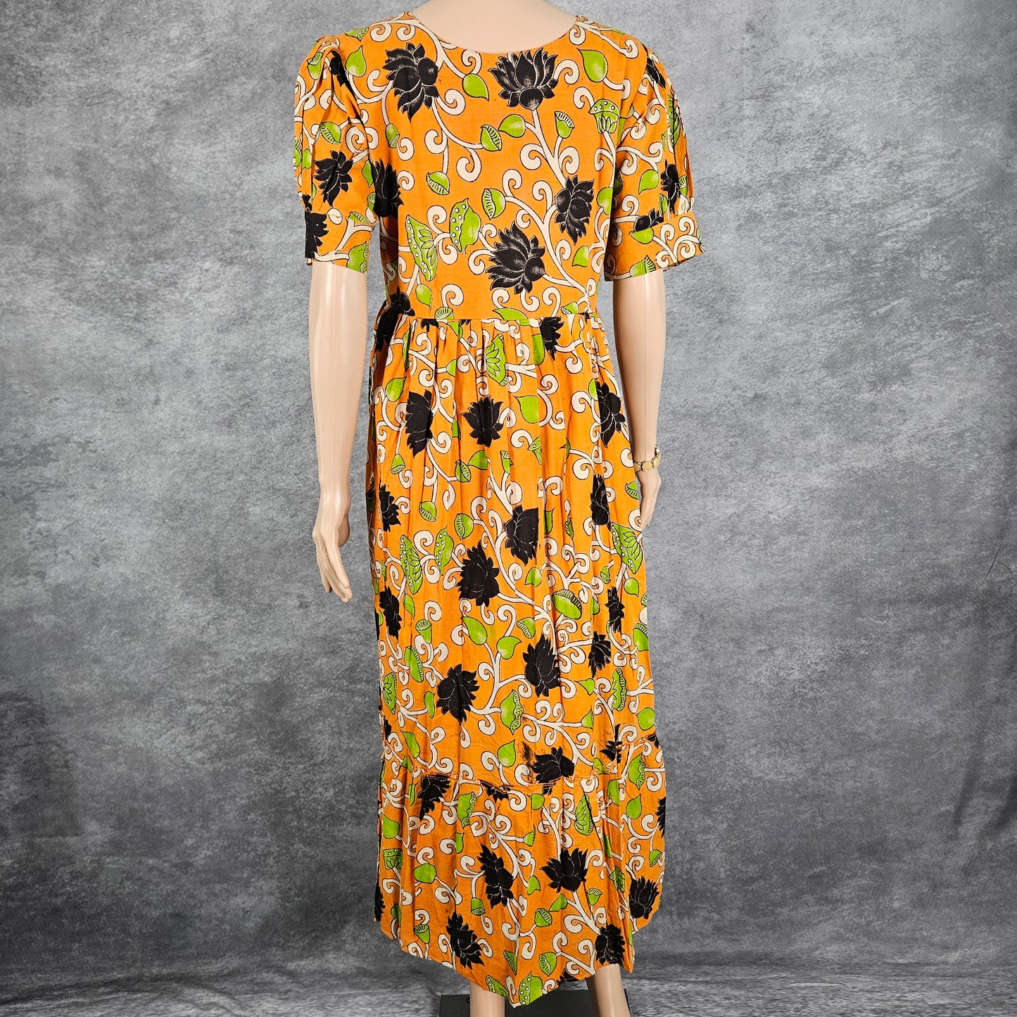 Cider Orange Kalamkari Frock