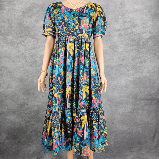 Spanish Blue Kota Frock