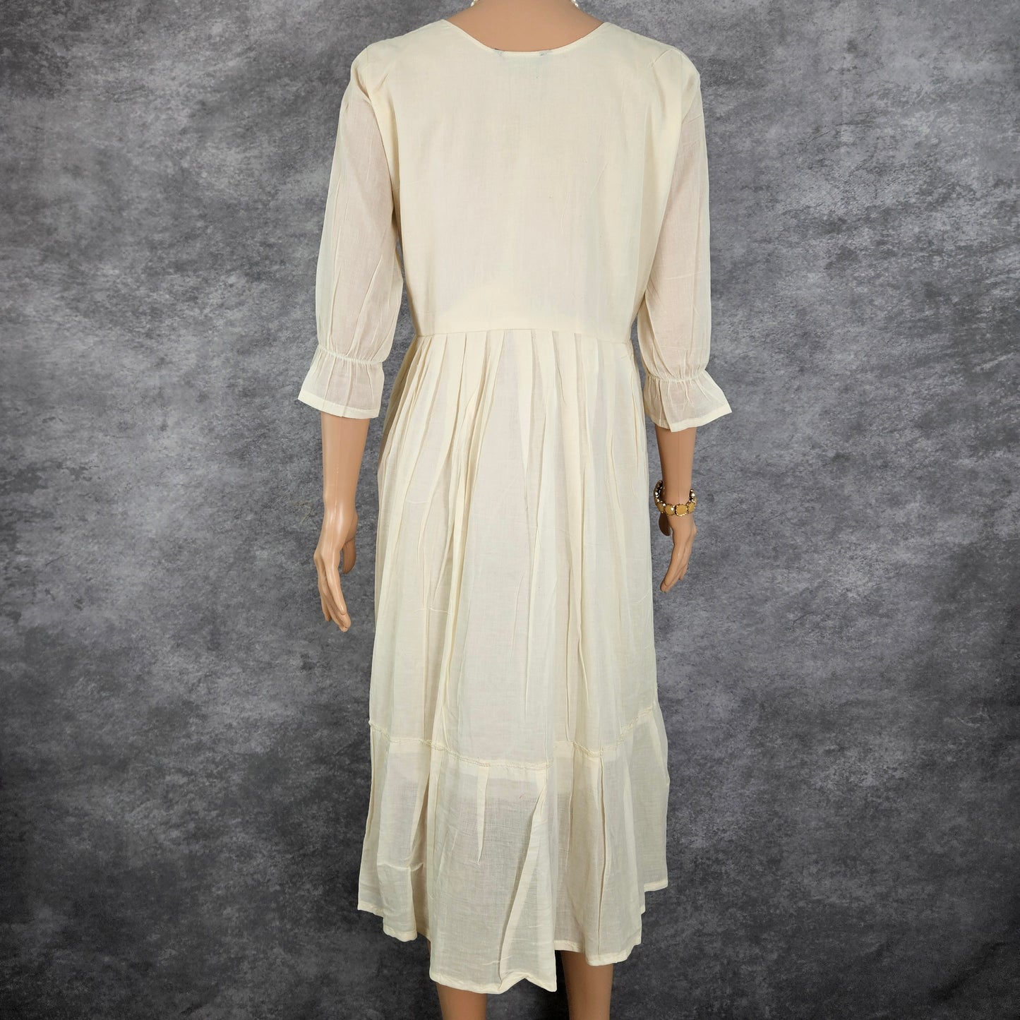 Cream Butterfly Frock