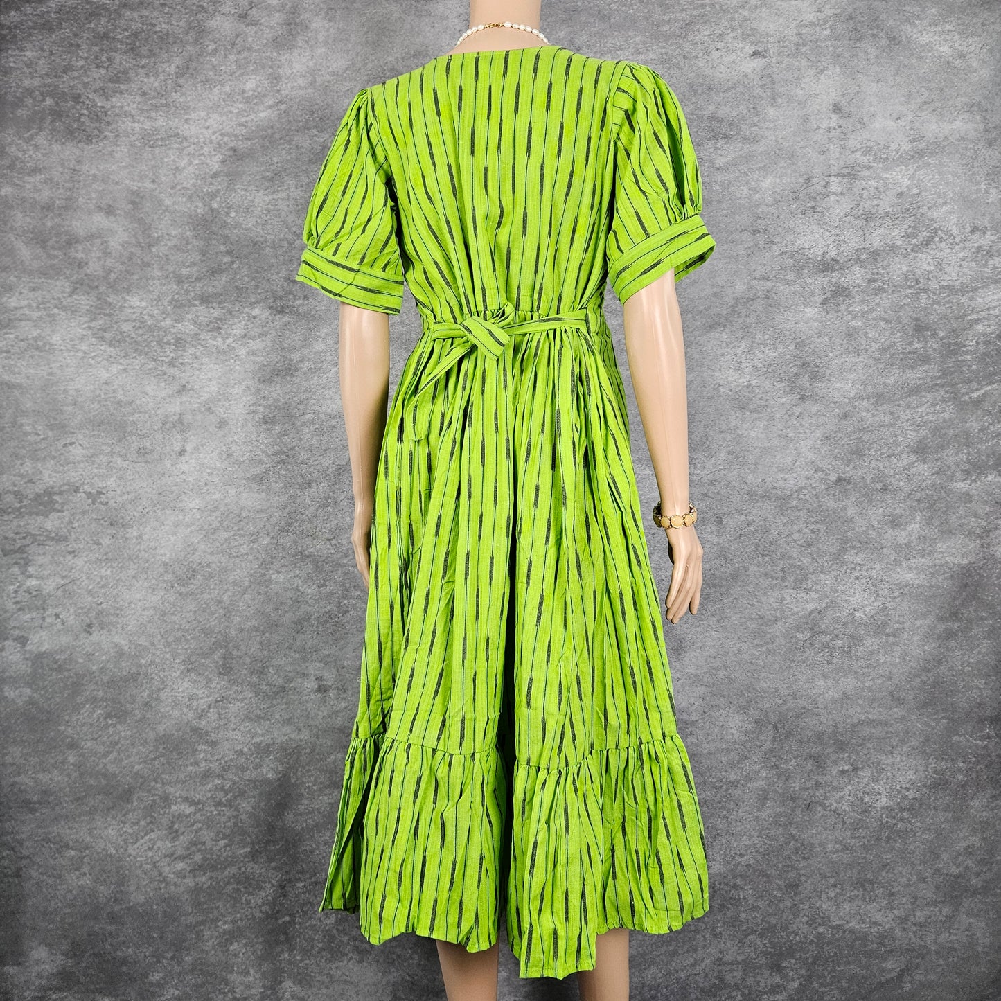 Light Green Ikkat Frock