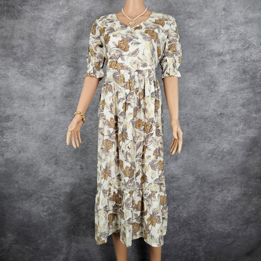 White Gold Vertican Frock