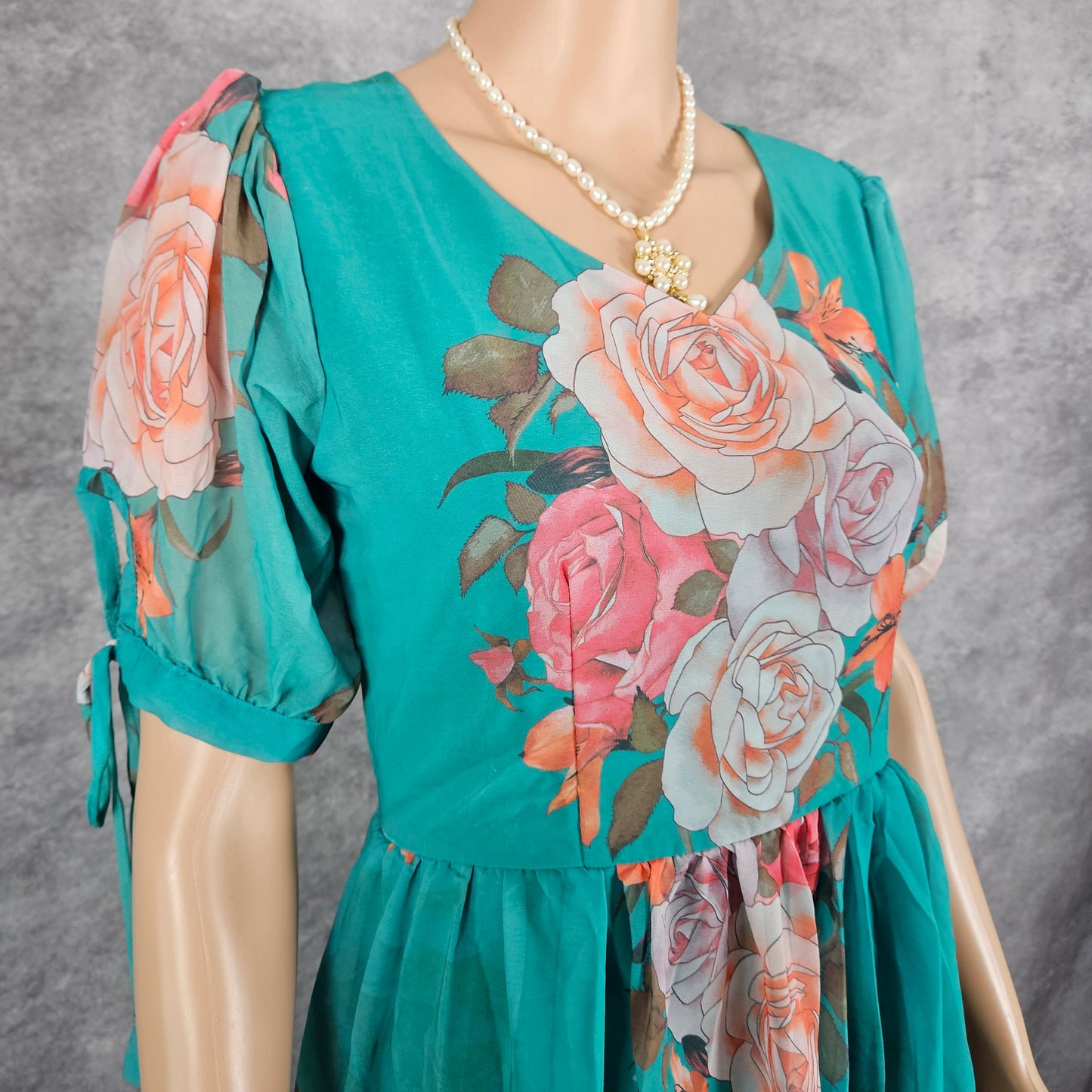 Ocado Green Gerogette Frock