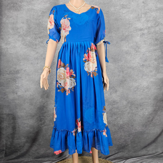 Gale Force Blue Georgette Frock