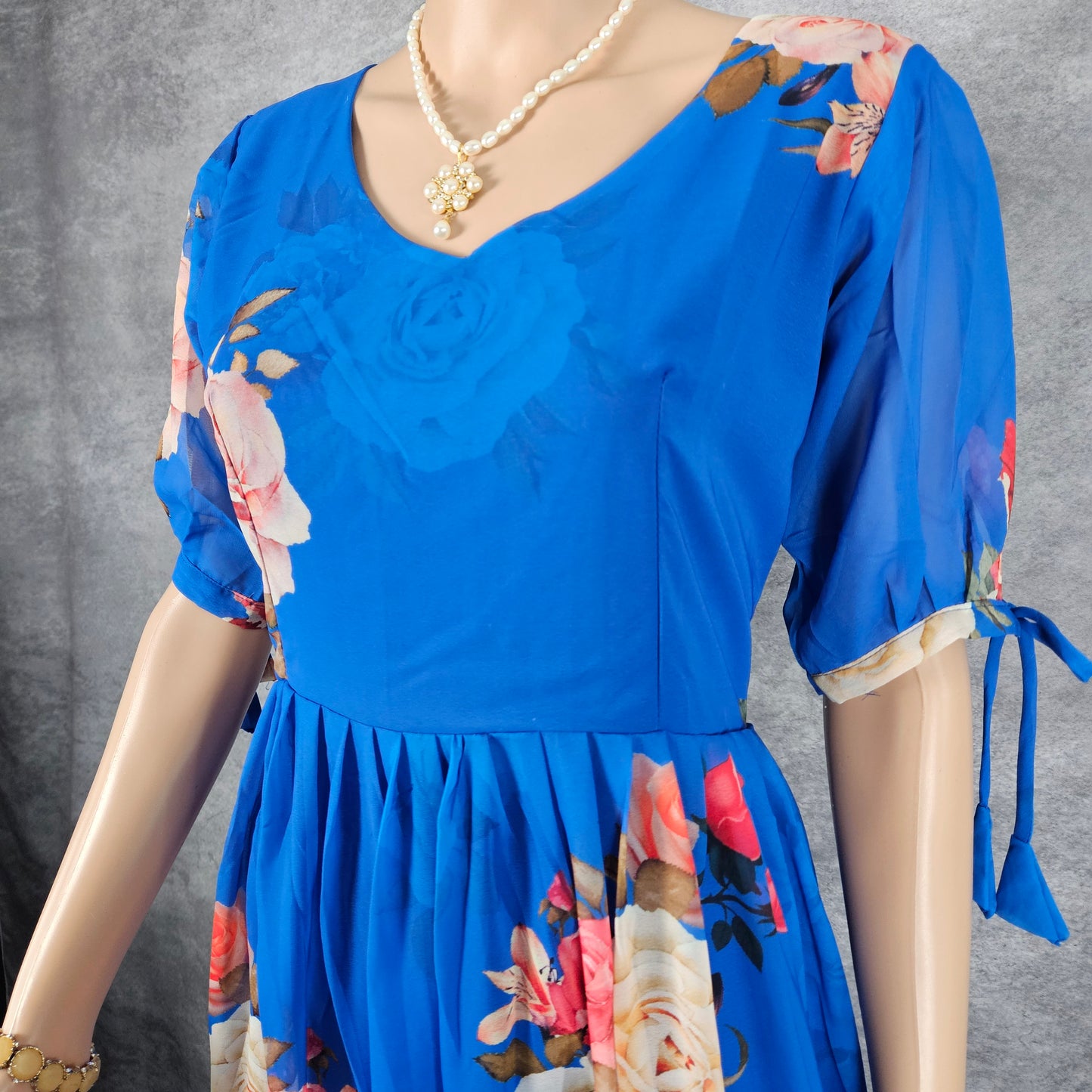 Gale Force Blue Georgette Frock