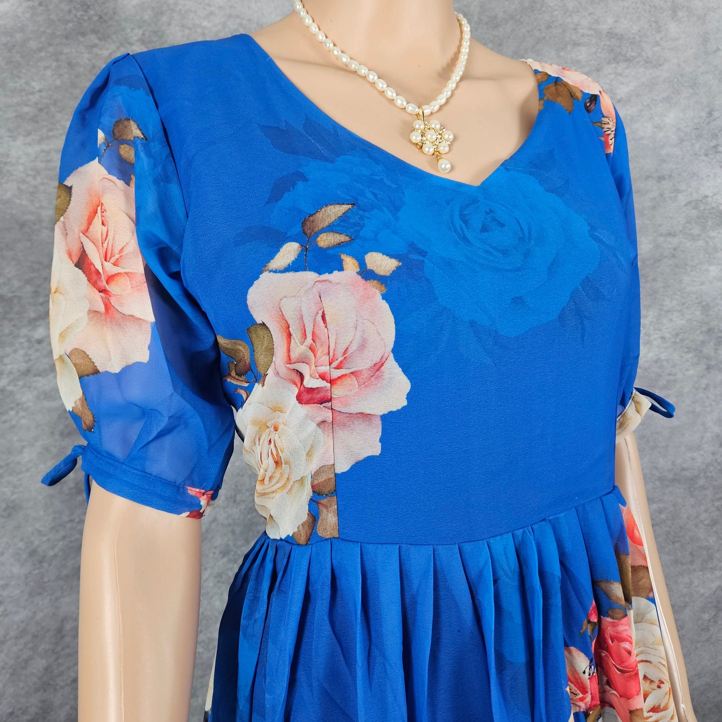 Gale Force Blue Georgette Frock