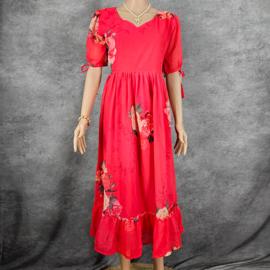 Blazer Rose Georgette Frock