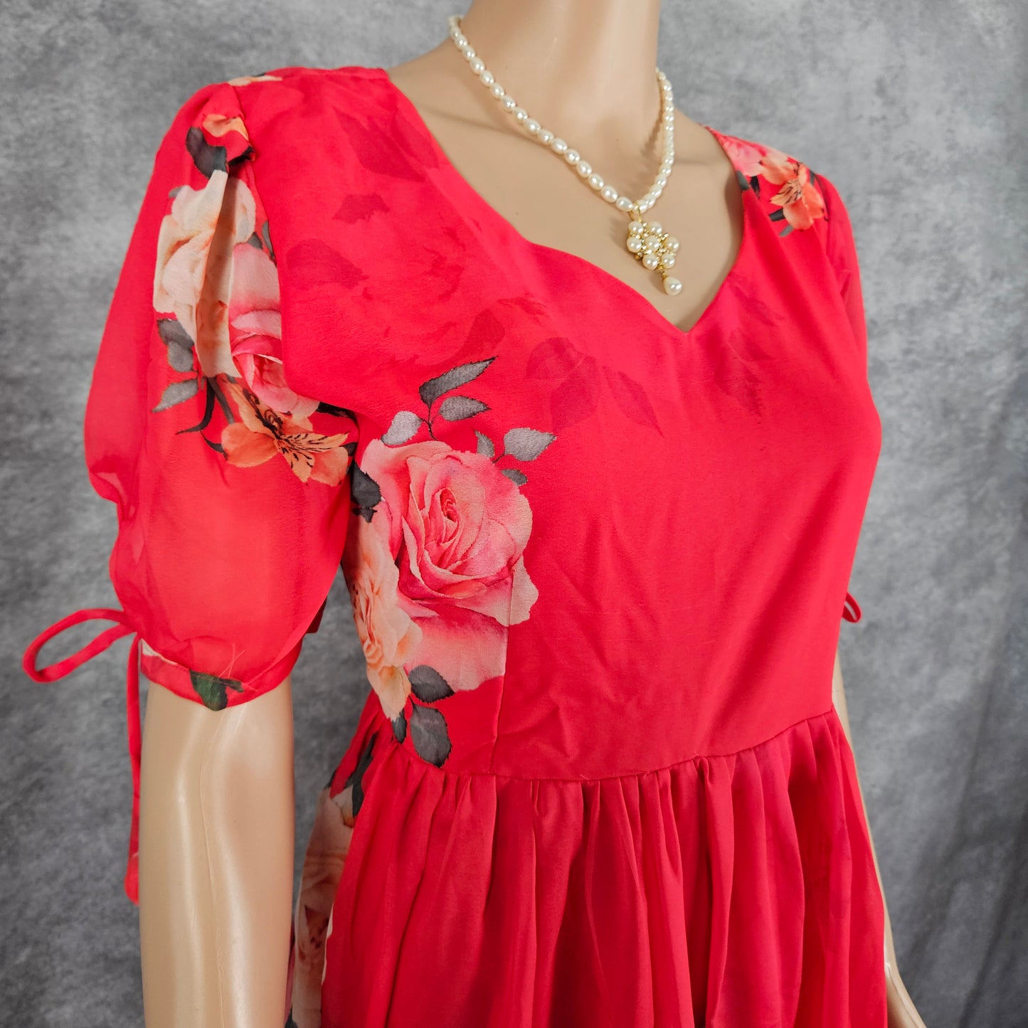 Blazer Rose Georgette Frock