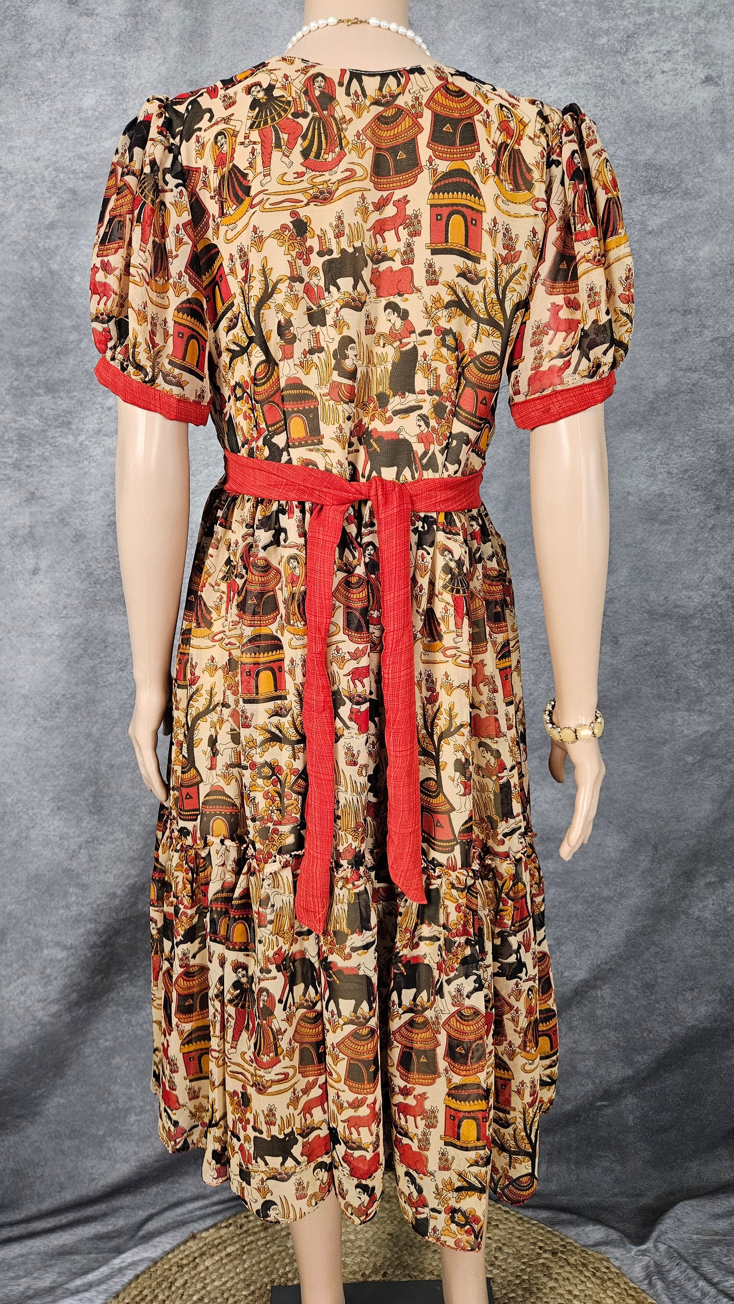 Cosmic Beige Georgette Frock