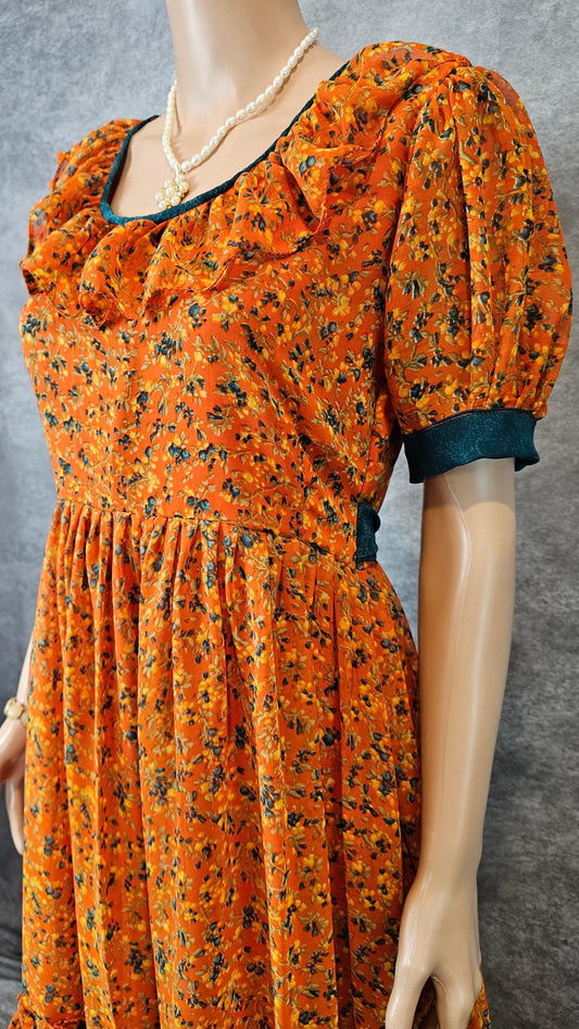 Alloy Orange Georgette Frock
