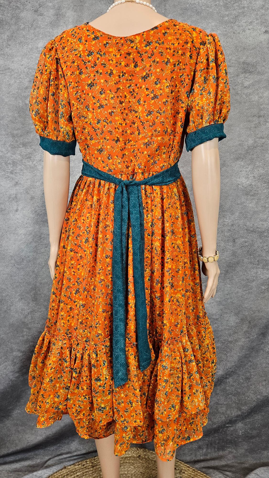 Alloy Orange Georgette Frock