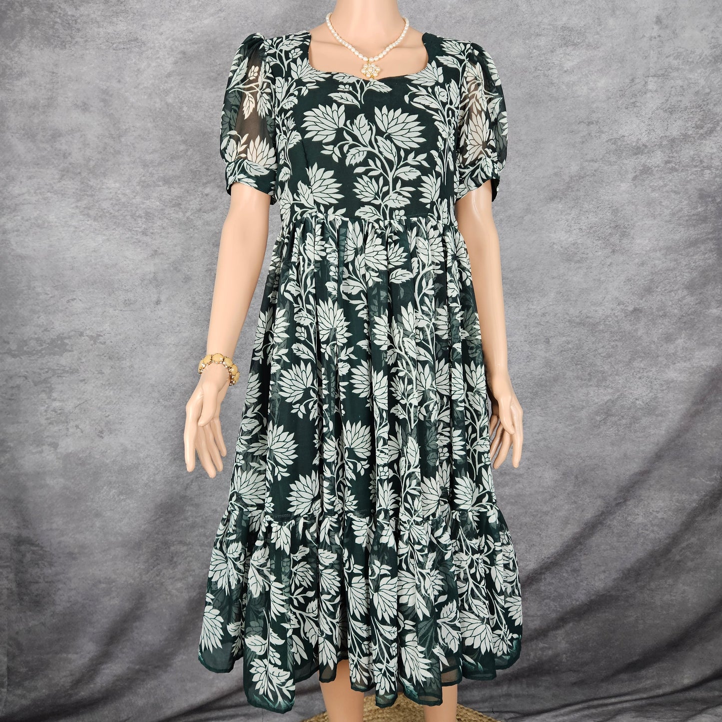 Mint Green Georgette Frock