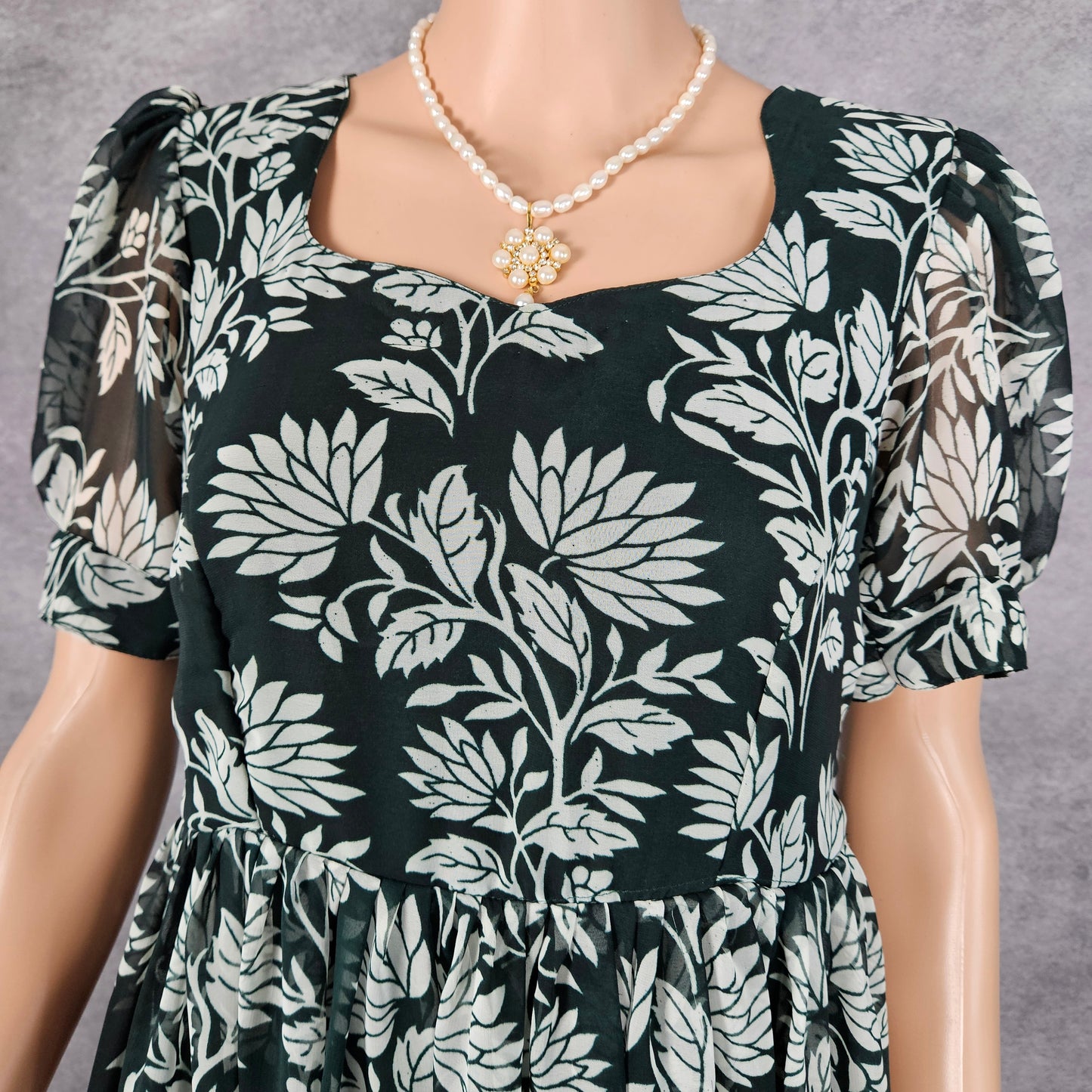 Mint Green Georgette Frock