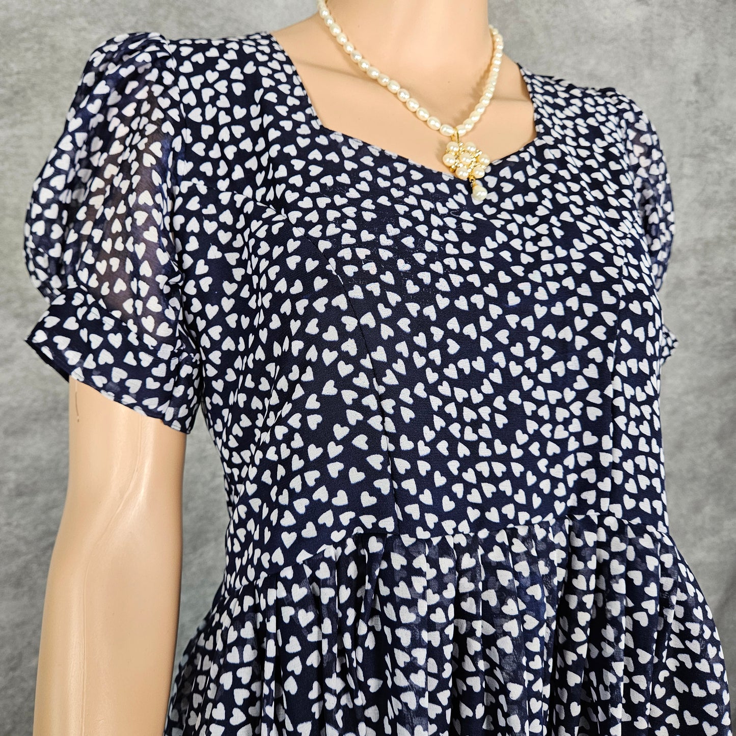 Stellar Blue Georgette Frock