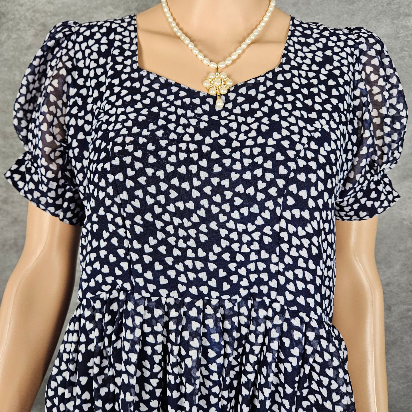 Stellar Blue Georgette Frock