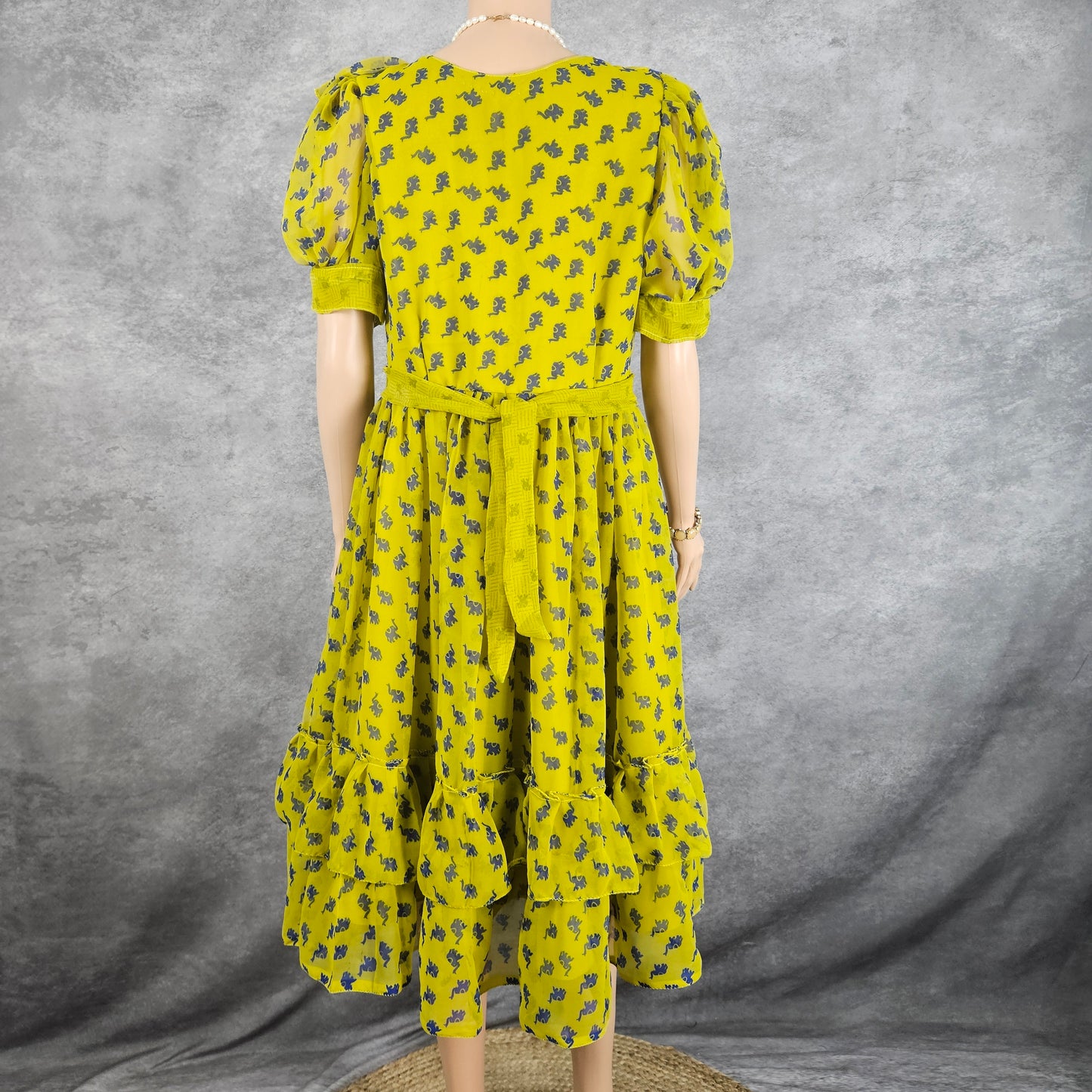Neo Green Georgette Frock