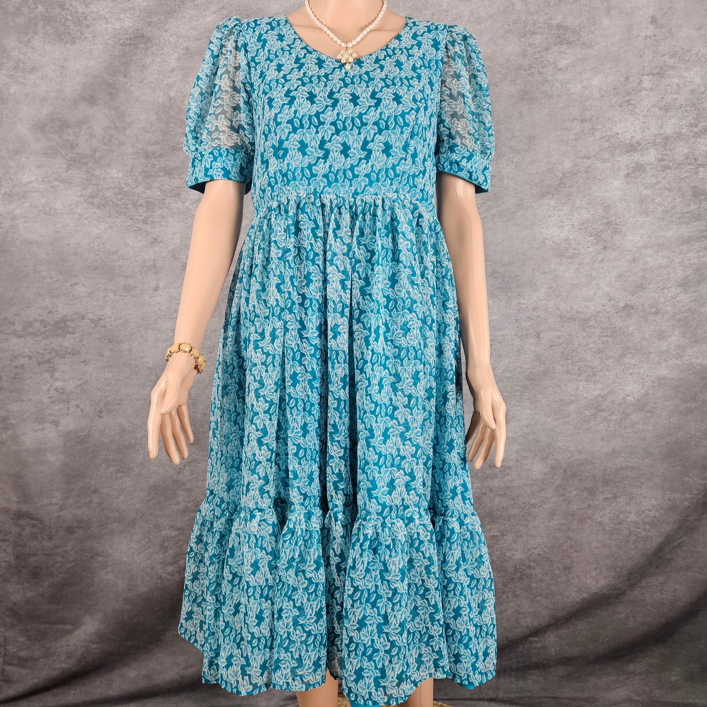 Dominion Blue Georgette Frock