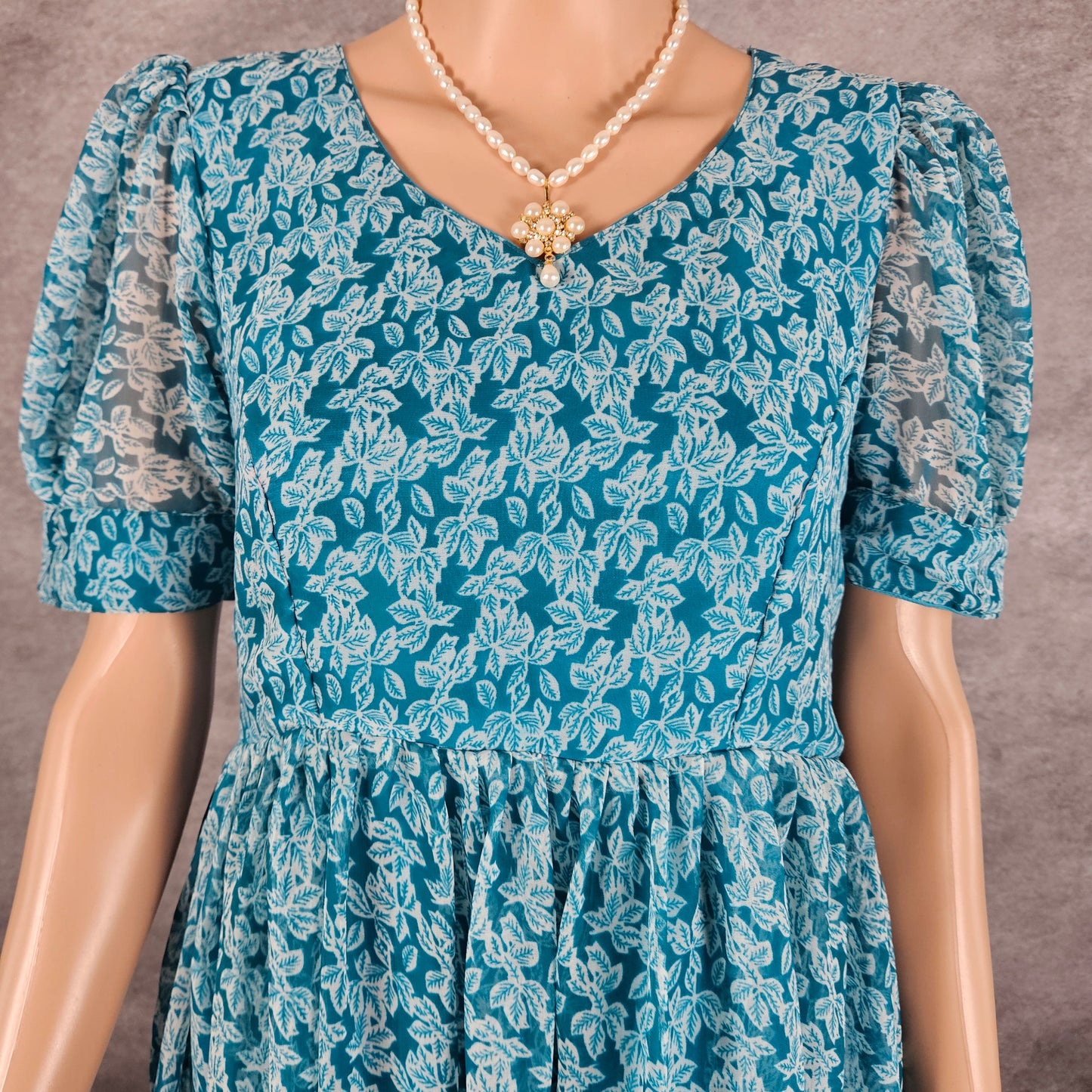 Dominion Blue Georgette Frock