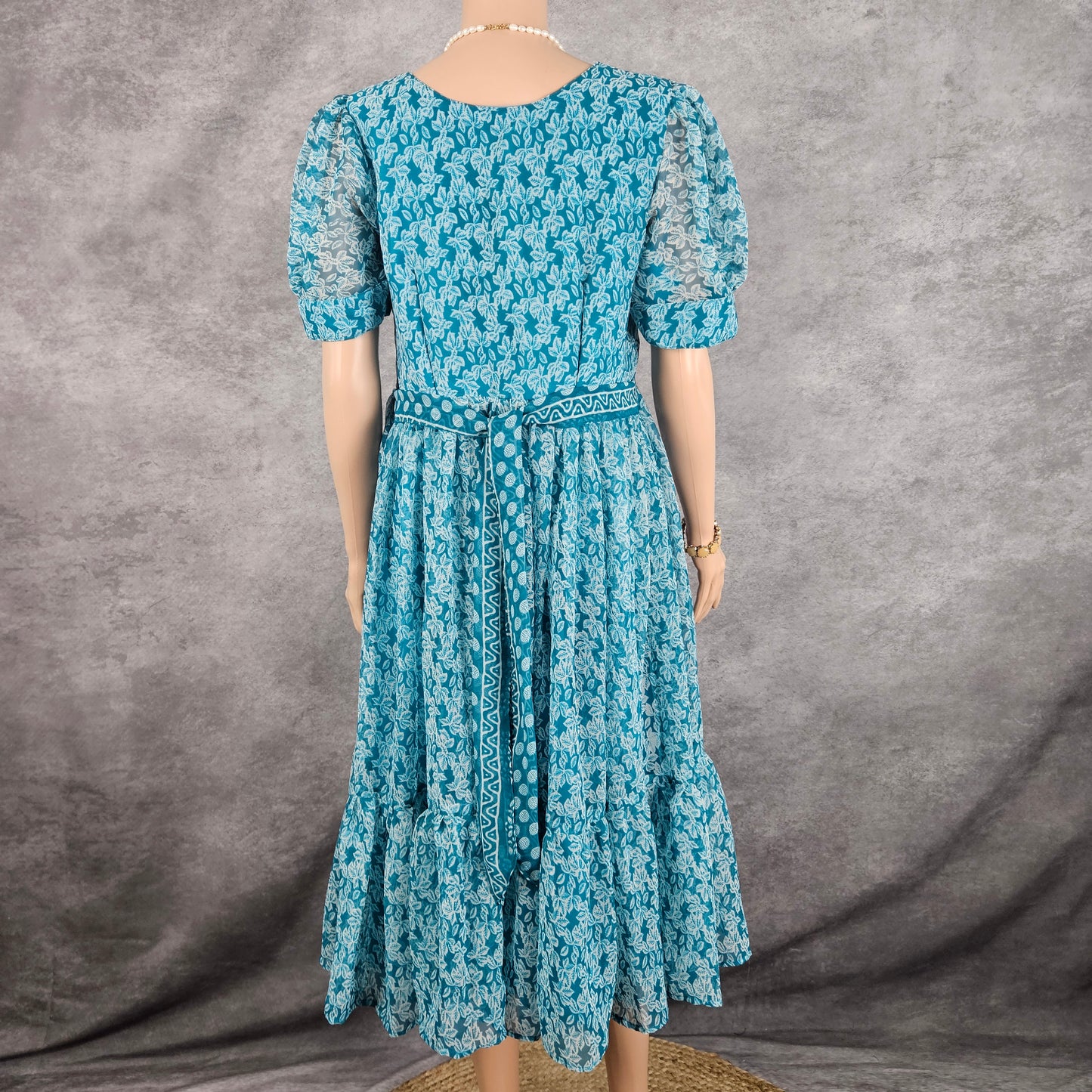 Dominion Blue Georgette Frock