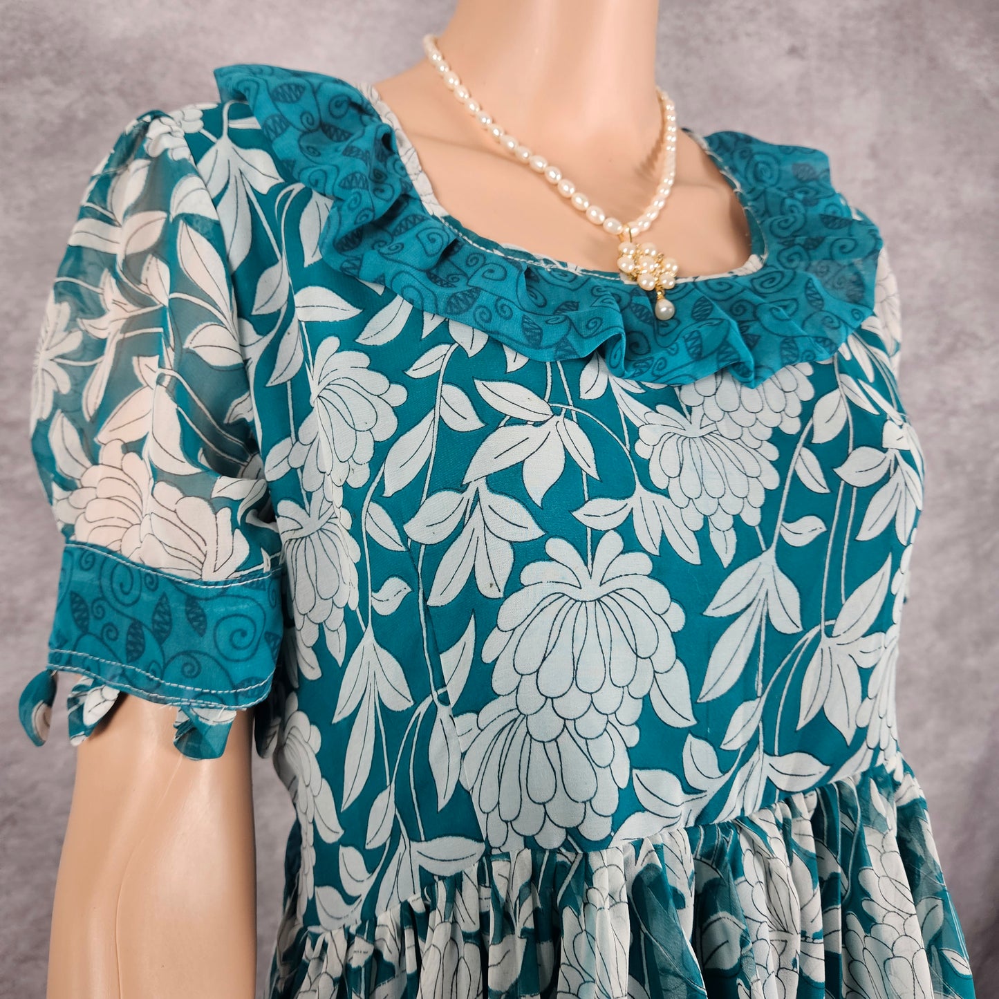 Sentient Blue Georgette Frock