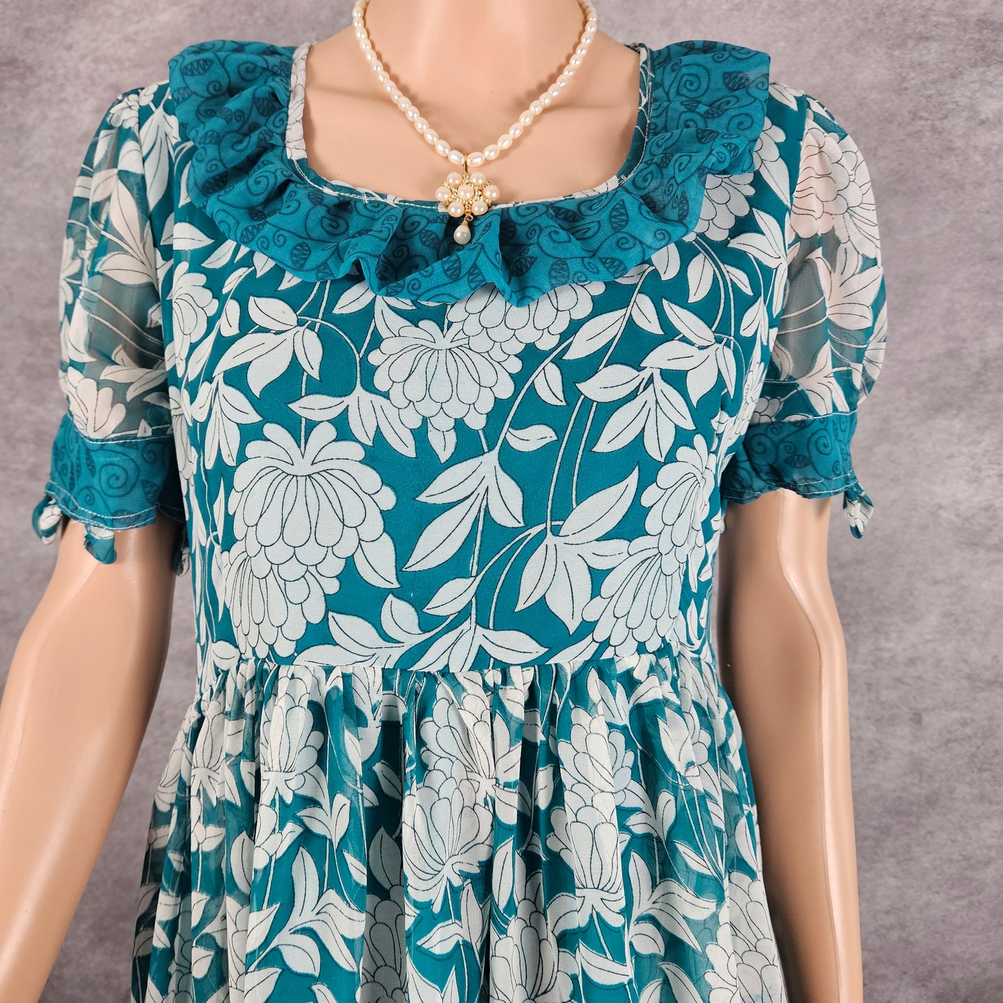 Sentient Blue Georgette Frock