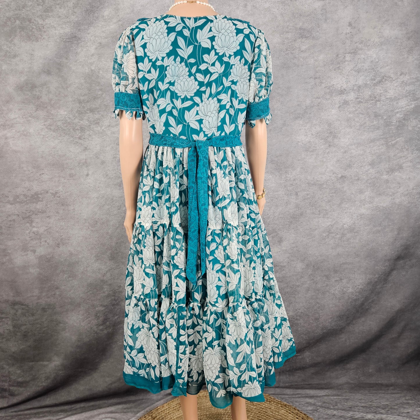 Sentient Blue Georgette Frock