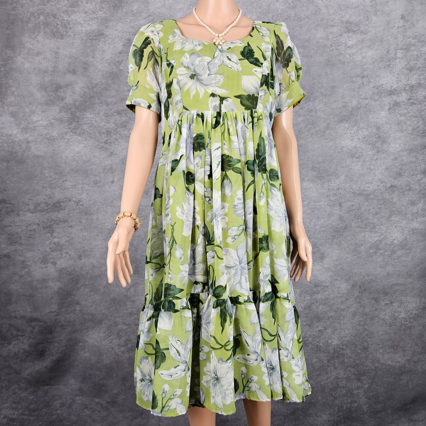 Light Green Georgette Frock
