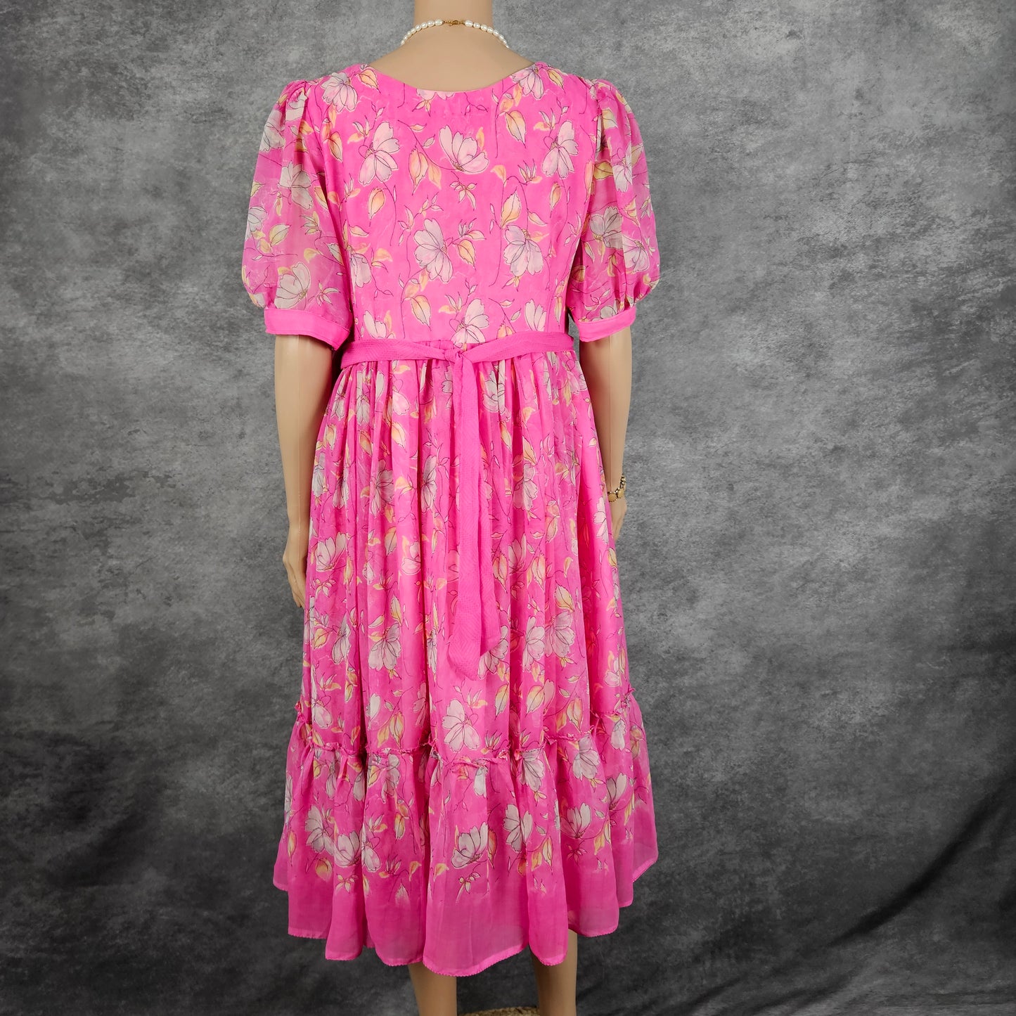 Cotton Pink Georgette Frock